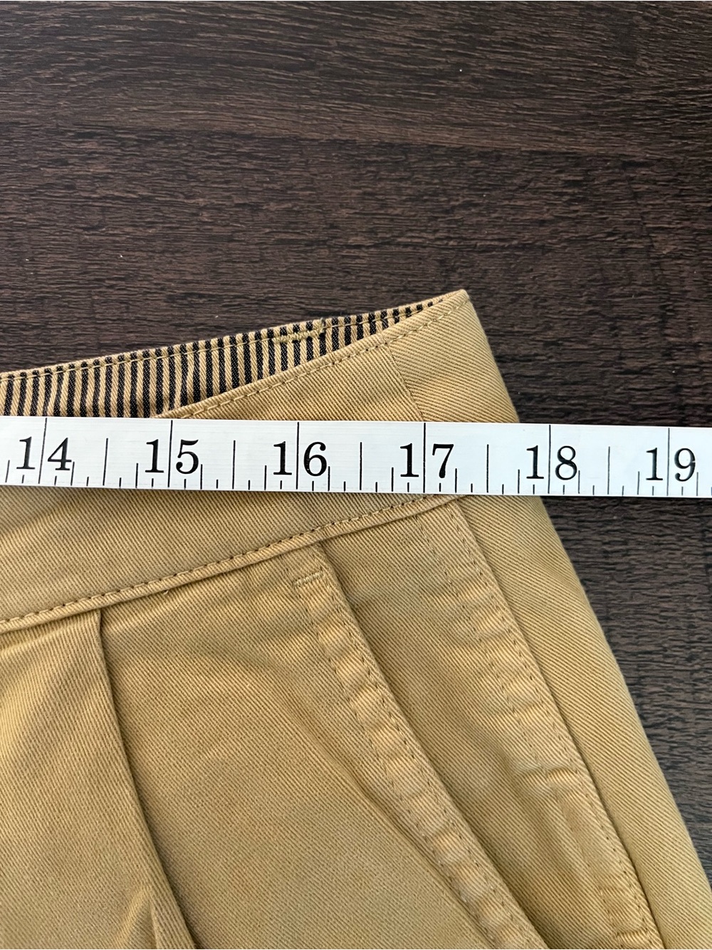 J. Crew Tan High-Rise Tailored Shorts 12 - Picture 5 of 11